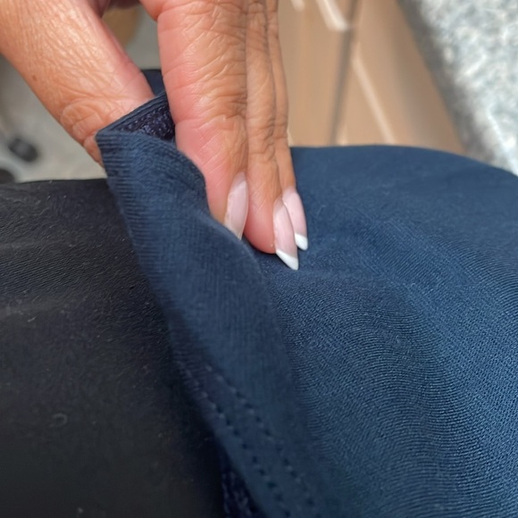 American Apparel NWT Large Navy and Pink Sleeveless Tank Dress - Picture 7 of 7